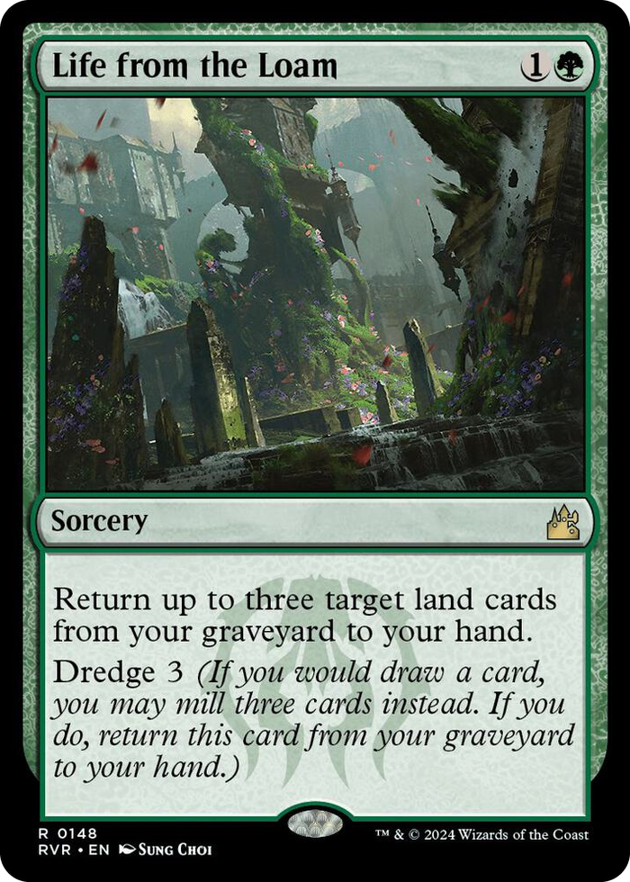 Life from the Loam #148 R - Ravnica Remastered Pokemon card