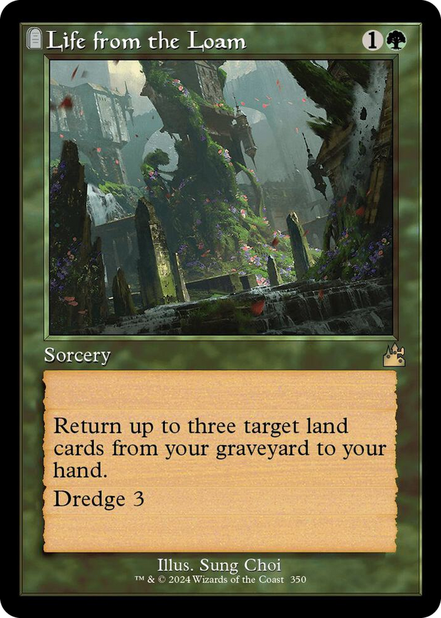 0350 Life from the Loam (Retro Frame) R Ravnica Remastered