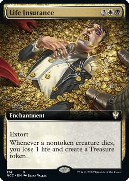 0174 Life Insurance (Extended Art) R Commander: Streets of New Capenna