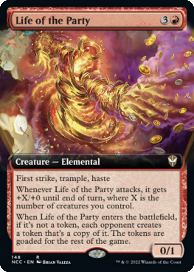 0148 Life of the Party (Extended Art) R Commander: Streets of New Capenna