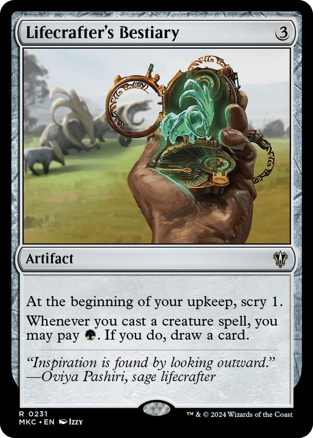 0231 Lifecrafter's Bestiary R Commander: Murders at Karlov Manor
