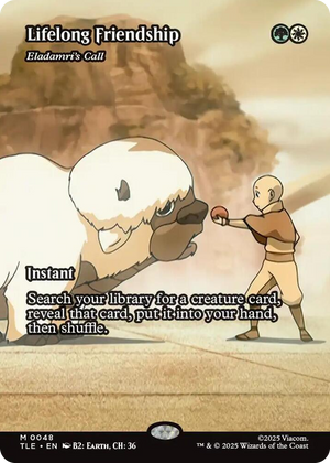 0048 Lifelong Friendship - Eladamri's Call (Borderless) M The Last Airbender: Eternal-Legal