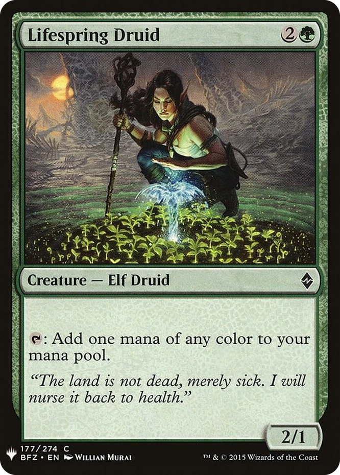 0177 Lifespring Druid C The List Reprints