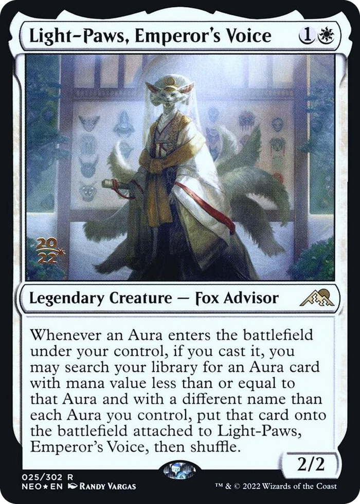 Light-Paws, Emperor's Voice #25 R - Prerelease Cards Pokemon card
