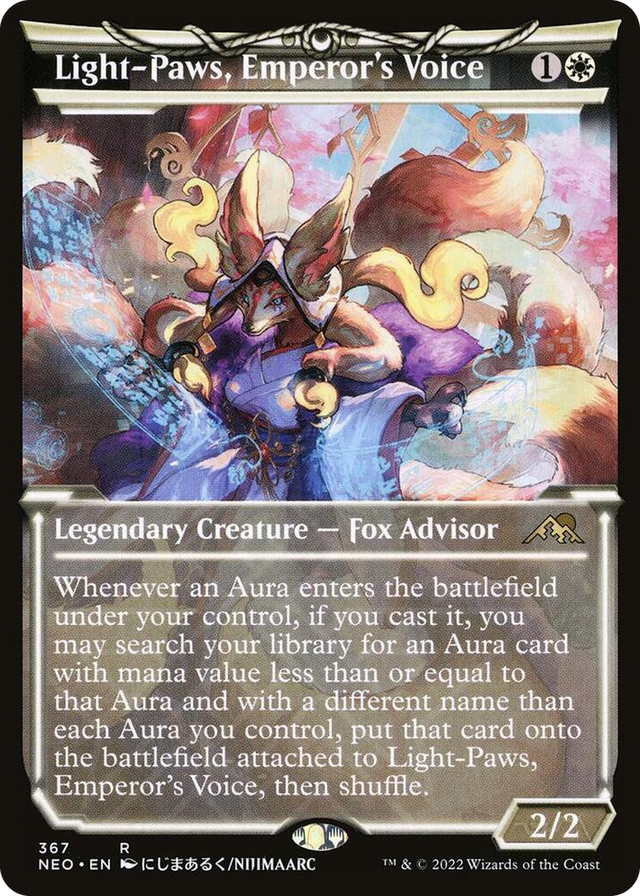 0367 Light-Paws, Emperor's Voice (Showcase) R Kamigawa: Neon Dynasty