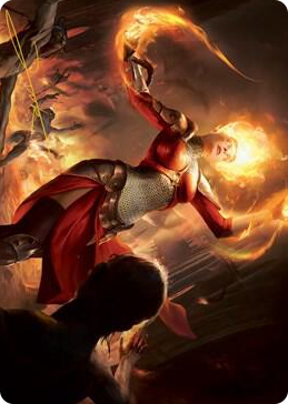 0043 Light Up the Night Art Card (Gold-Stamped Signature) S Art Series: Innistrad: Midnight Hunt