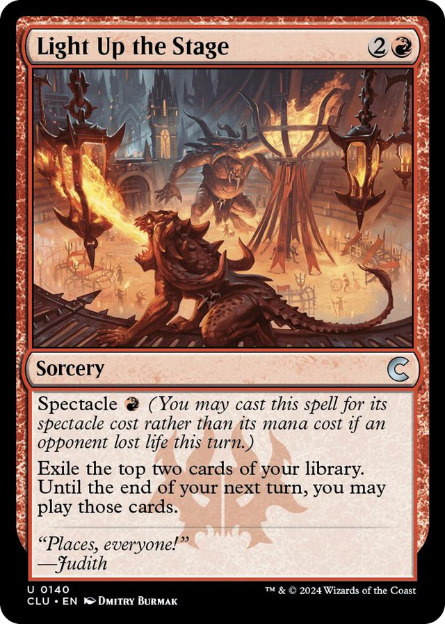 0140 Light Up the Stage U Ravnica: Clue Edition