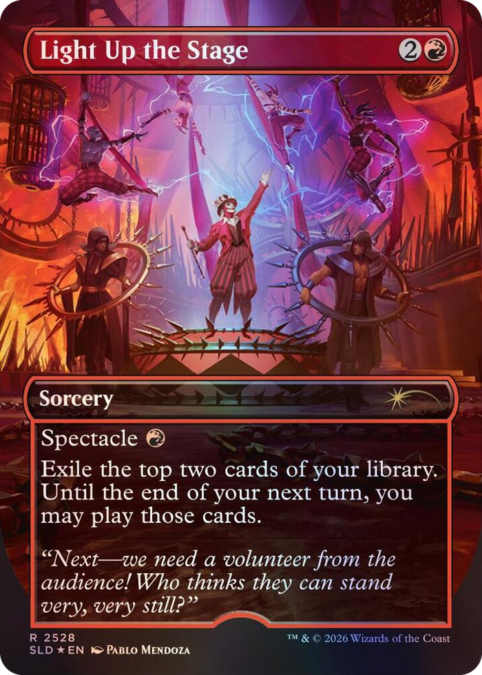Light Up the Stage #2528 R - Secret Lair Drop Series Pokemon card