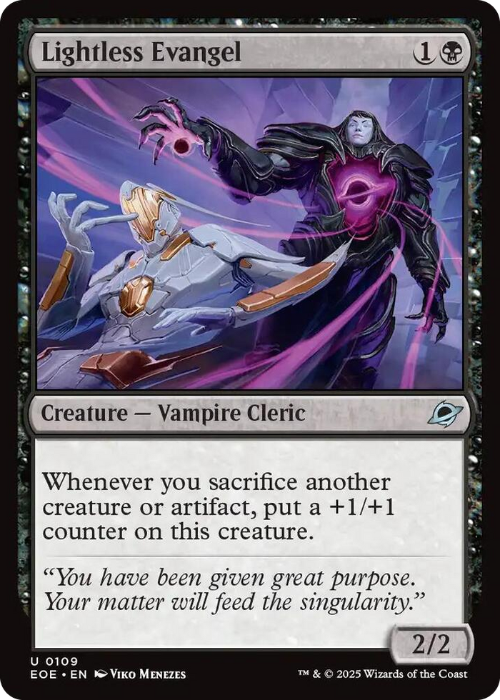 Lightless Evangel #109 U - Edge of Eternities Pokemon card