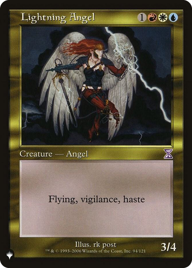 0094 Lightning Angel R The List Reprints