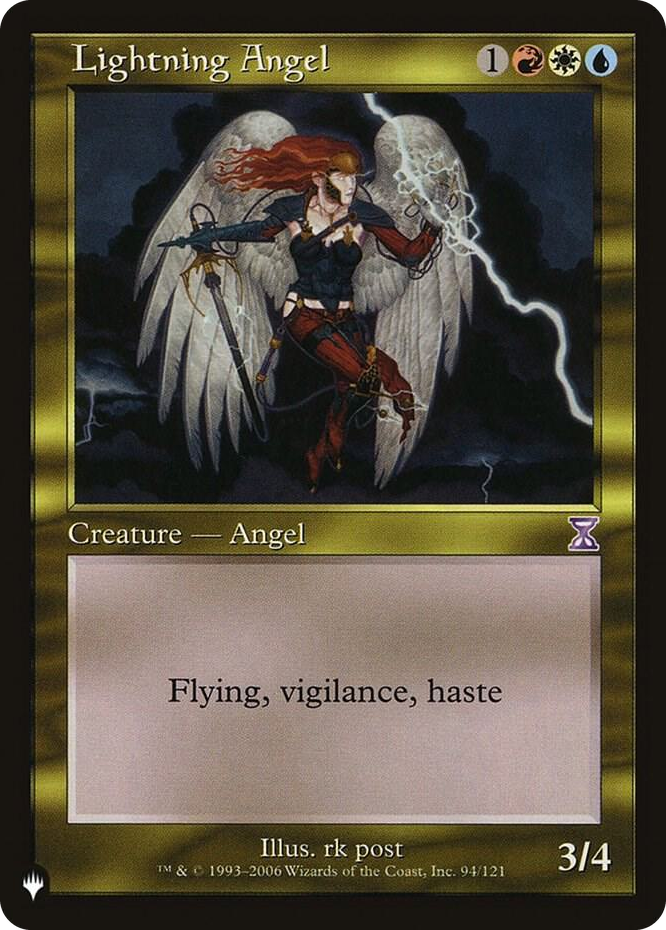 Lightning Angel #94 R - The List Reprints Pokemon card