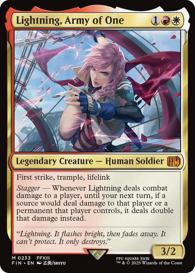 0233 Lightning, Army of One M FINAL FANTASY