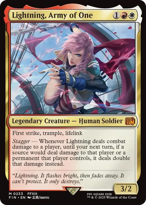 0233 Lightning, Army of One M FINAL FANTASY
