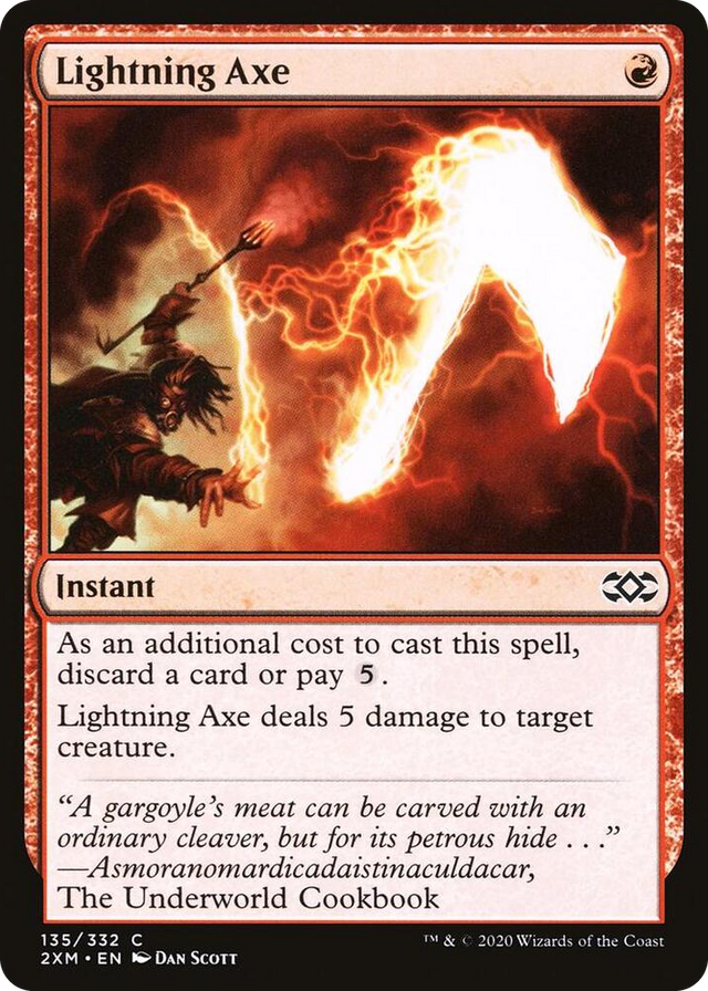0135 Lightning Axe C Double Masters