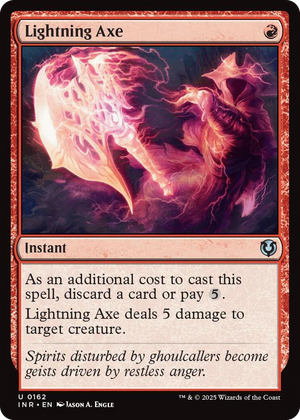 0162 Lightning Axe U Innistrad Remastered