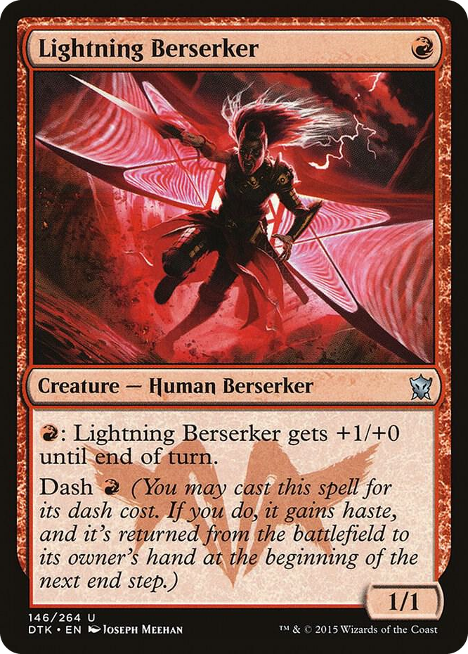 0146 Lightning Berserker U Dragons of Tarkir