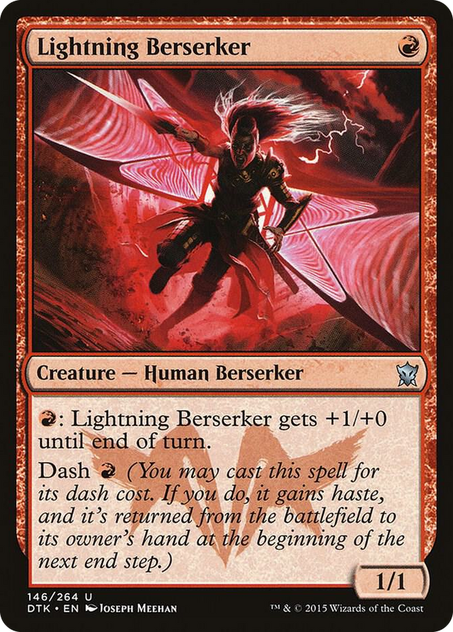 0146 Lightning Berserker U Dragons of Tarkir
