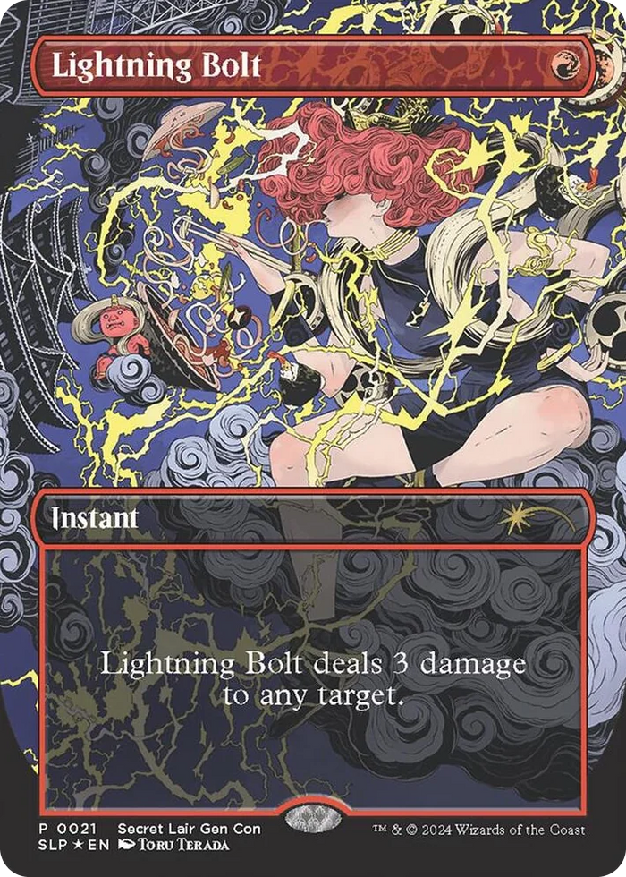 0021 Lightning Bolt P Secret Lair Showdown