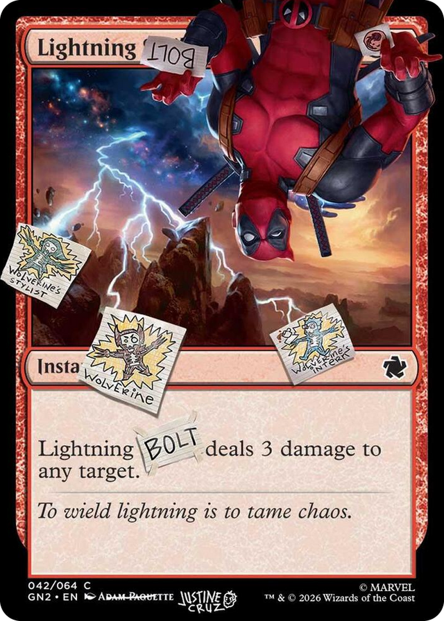 0042 Lightning Bolt (042) C Secret Lair Drop Series