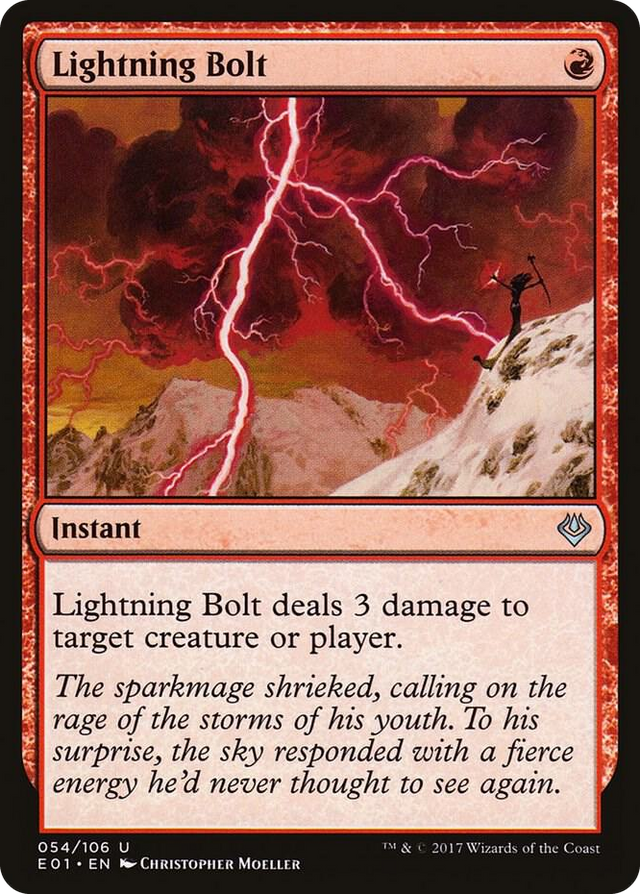 0054 Lightning Bolt U Archenemy: Nicol Bolas