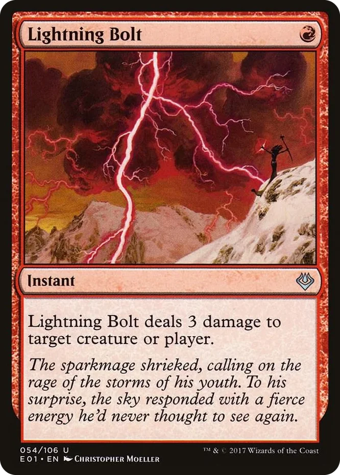 0054 Lightning Bolt U Archenemy: Nicol Bolas