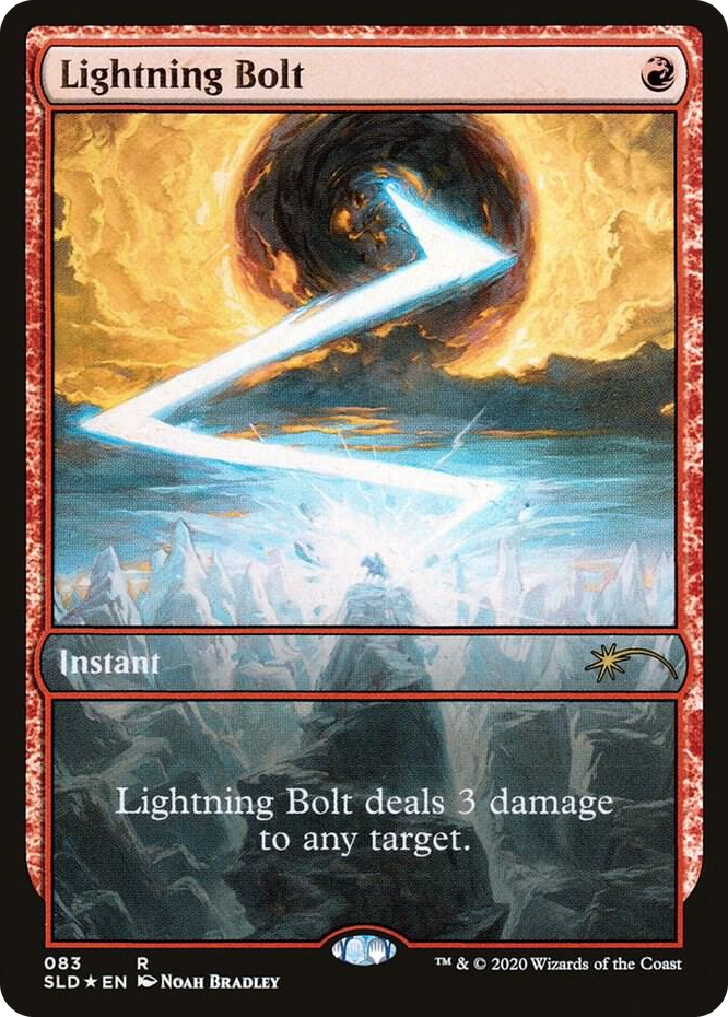 Lightning Bolt (083) #83 P - Secret Lair Drop Series Pokemon card