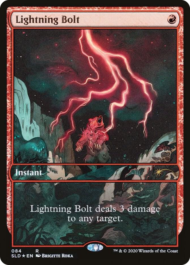 0084 Lightning Bolt (084) P Secret Lair Drop Series