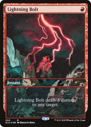 0084 Lightning Bolt (084) P Secret Lair Drop Series
