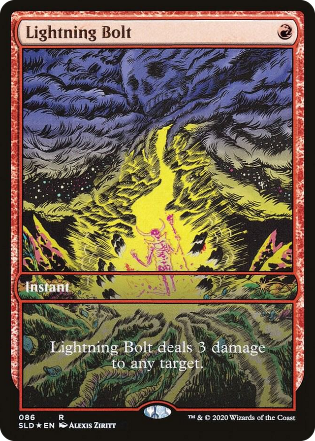 0086 Lightning Bolt (086) P Secret Lair Drop Series