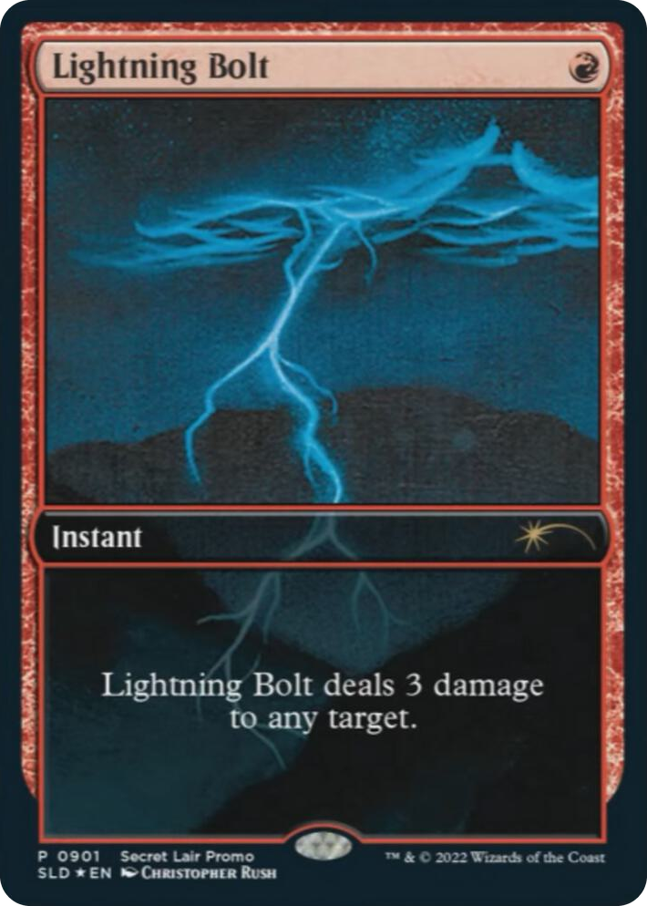 0901 Lightning Bolt (0901) P Secret Lair Drop Series