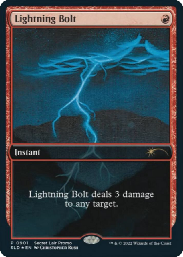 0901 Lightning Bolt (0901) P Secret Lair Drop Series