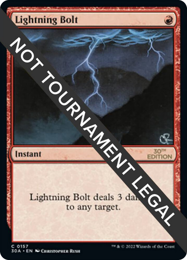 0157 Lightning Bolt C 30th Anniversary Edition