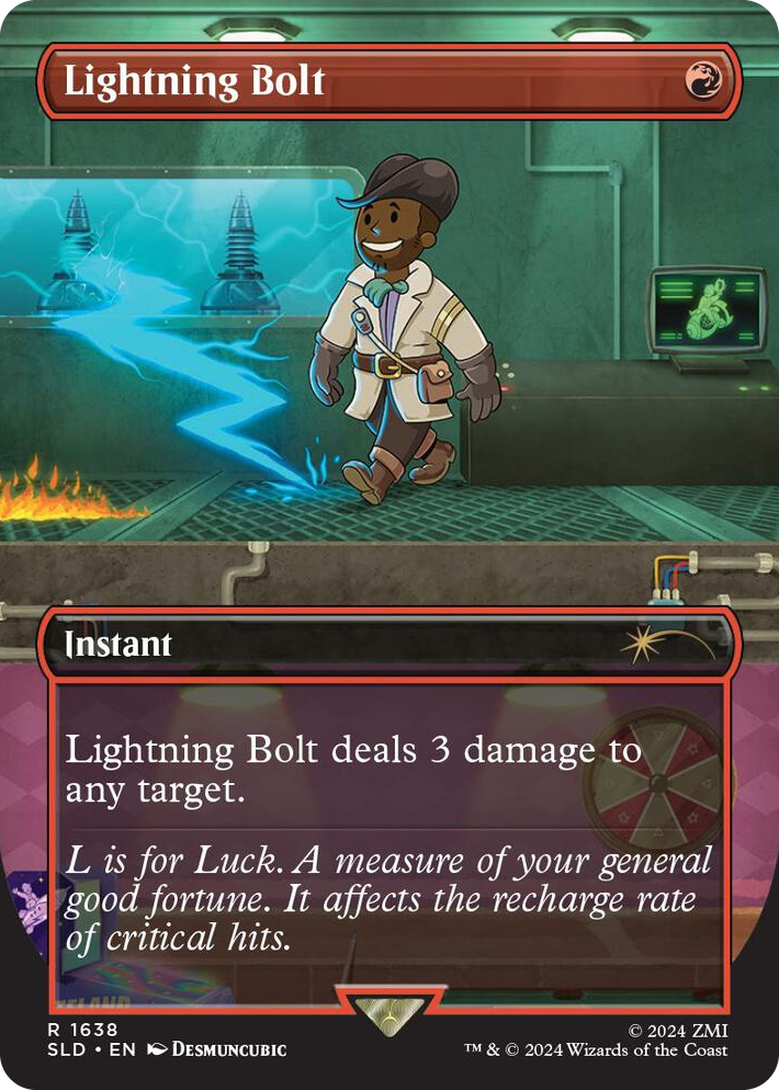 1638 Lightning Bolt (1638) R Secret Lair Drop Series