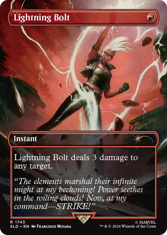 Lightning Bolt (1743) #1743 R - Secret Lair Drop Series Pokemon card