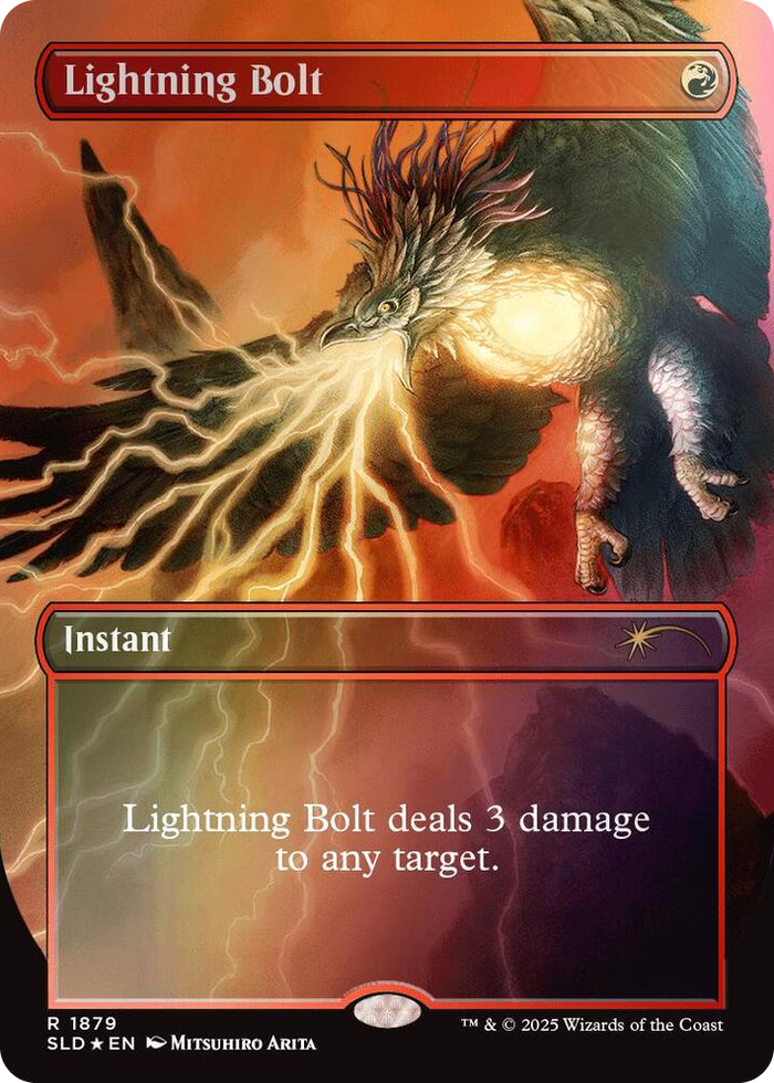 Lightning Bolt (1879) (Rainbow Foil) #1879 R - Secret Lair Drop Series Pokemon card