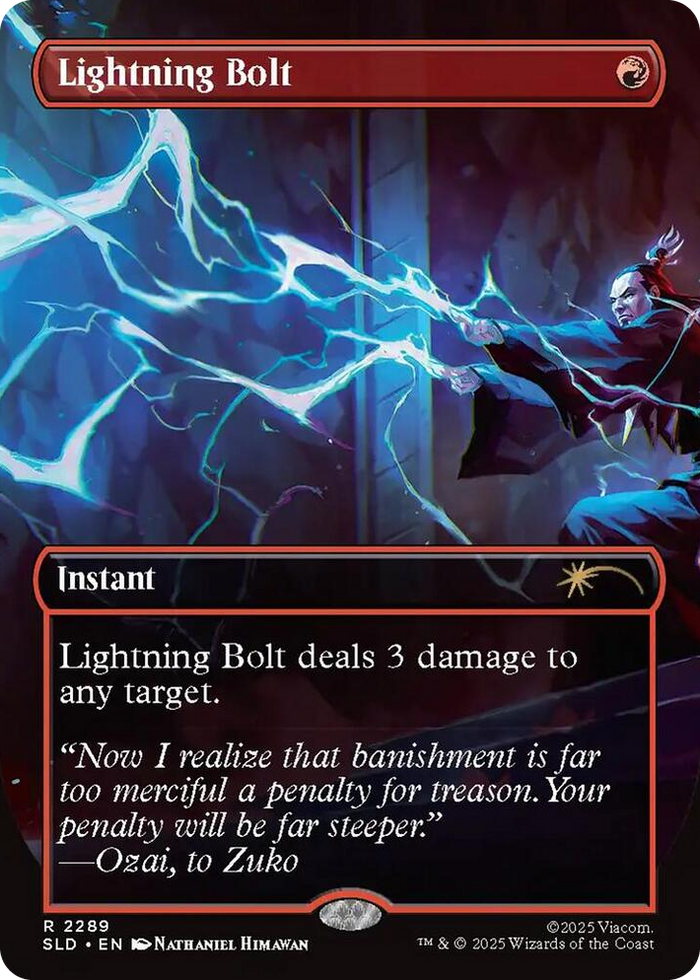 Lightning Bolt (2289) #2289 R - Secret Lair Drop Series Pokemon card