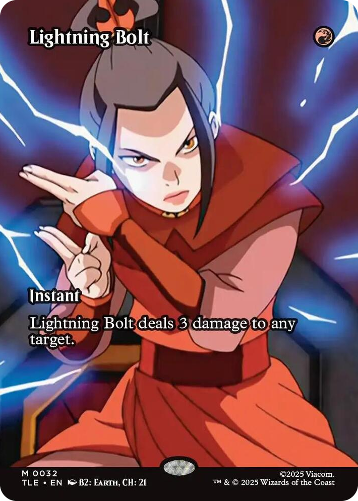 0032 Lightning Bolt (Borderless) M The Last Airbender: Eternal-Legal