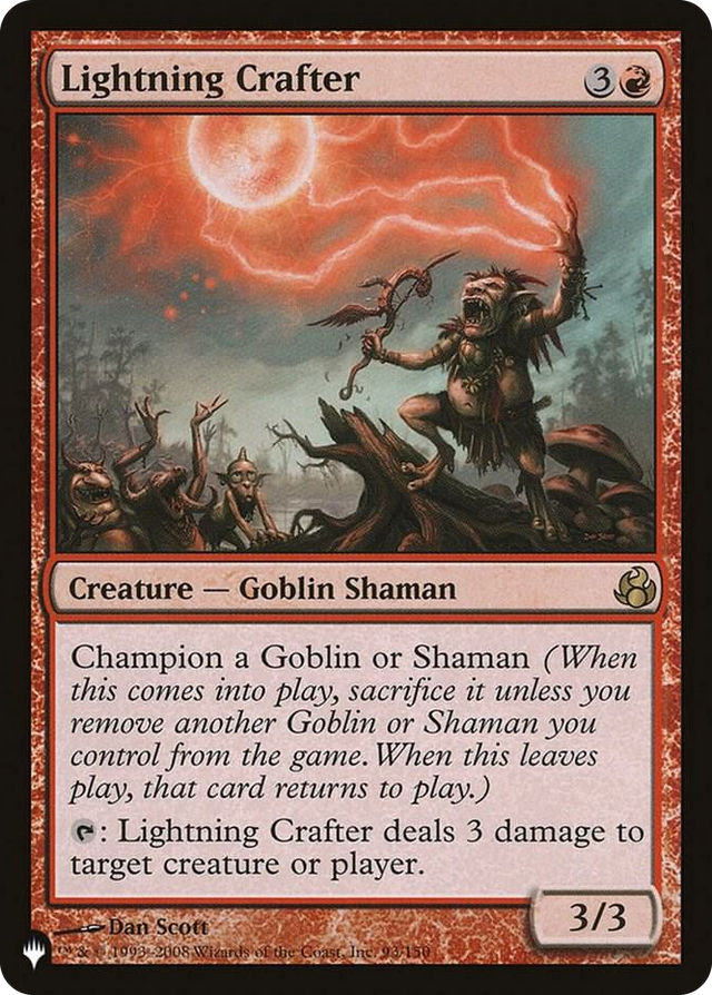 0093 Lightning Crafter R The List Reprints