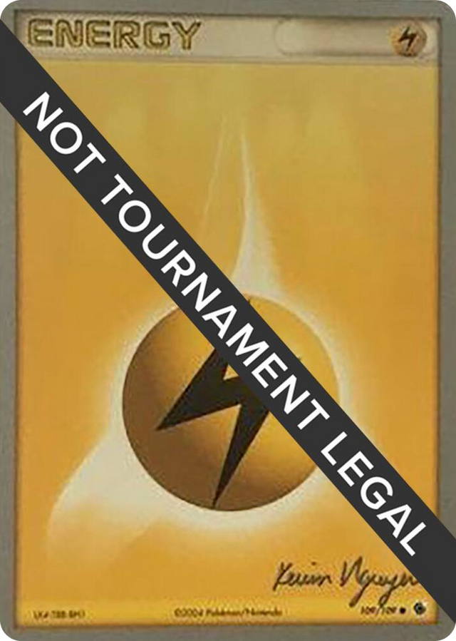 0109 Lightning Energy - 2004 (Kevin Nguyen) Common World Championship Decks