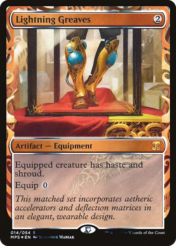 Lightning Greaves #14 M - Masterpiece Series: Kaladesh Inventions Pokemon card
