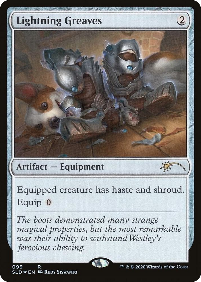 Lightning Greaves (099) #99 R - Secret Lair Drop Series Pokemon card