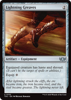 0102 Lightning Greaves U Commander: Tarkir: Dragonstorm