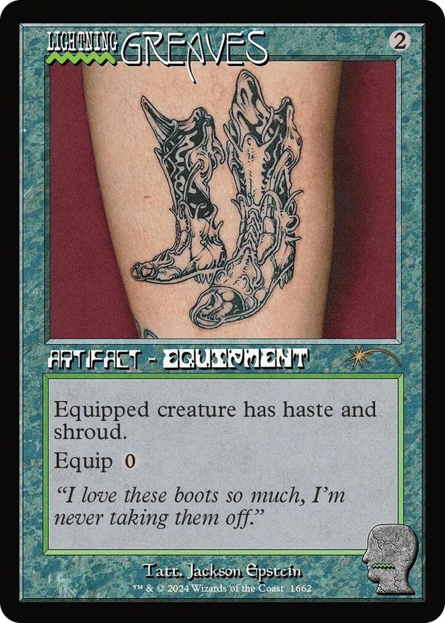 1662 Lightning Greaves (1662) R Secret Lair Drop Series