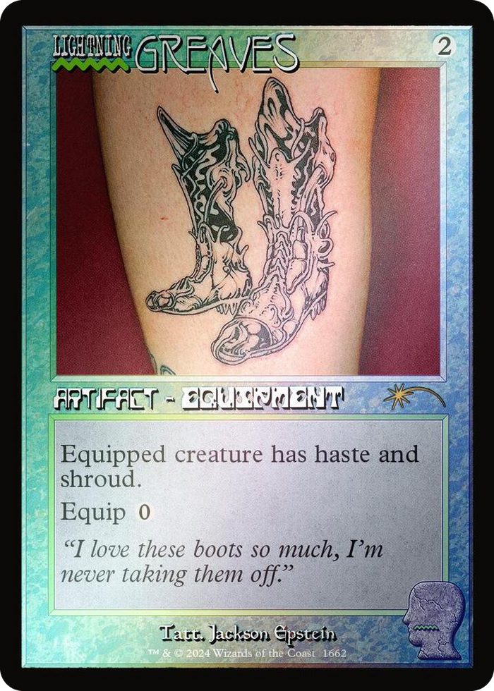 Lightning Greaves (1662) (Rainbow Foil) #1662 R - Secret Lair Drop Series Pokemon card