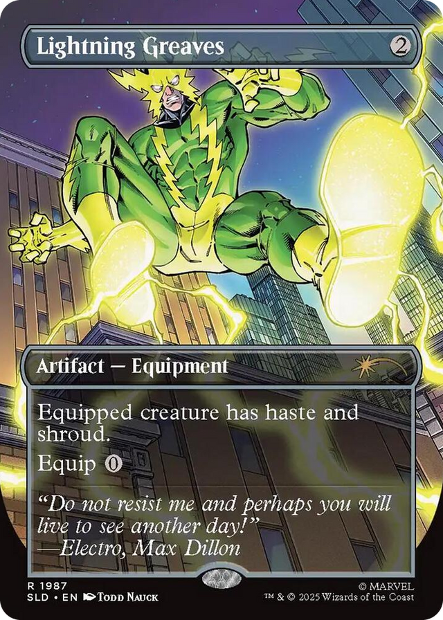 1987 Lightning Greaves (1987) R Secret Lair Drop Series