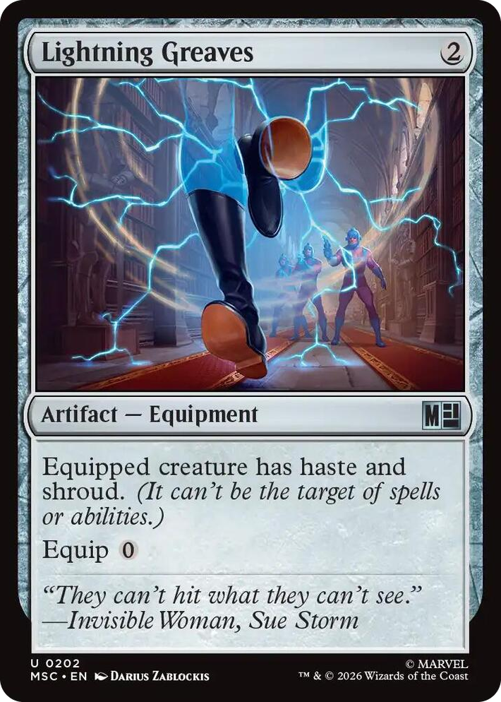 0202 Lightning Greaves U Commander: Marvel Super Heroes