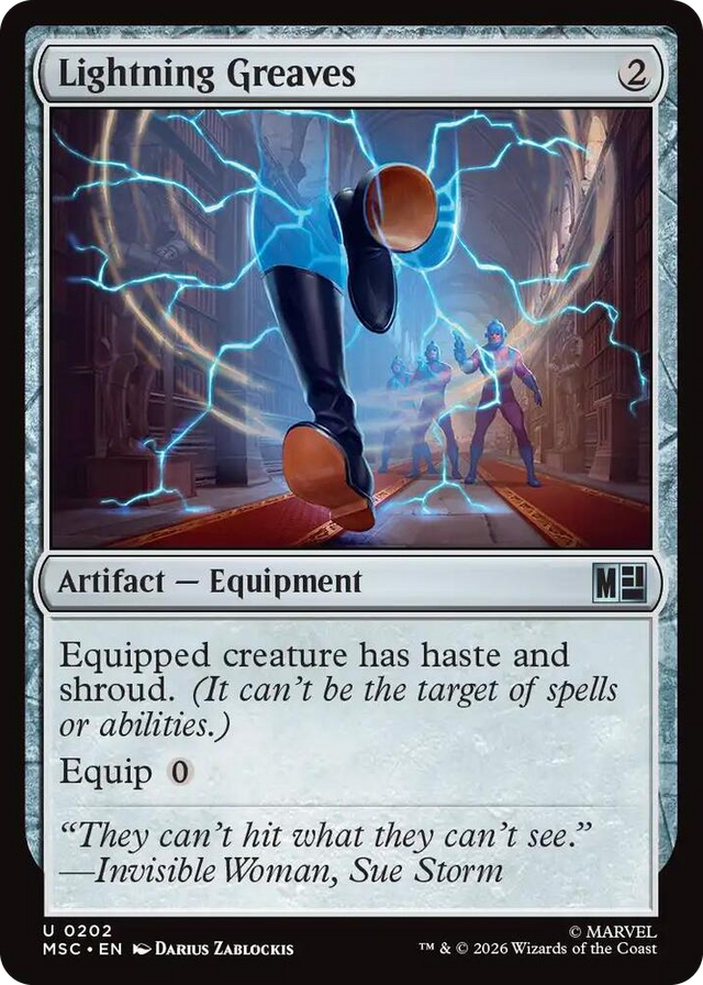 0202 Lightning Greaves U Commander: Marvel Super Heroes