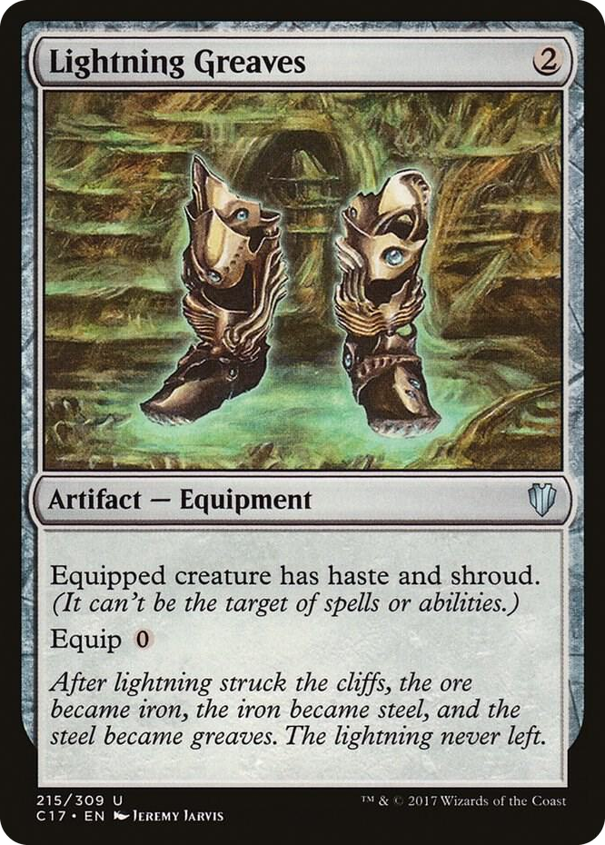 0215 Lightning Greaves U Commander 2017