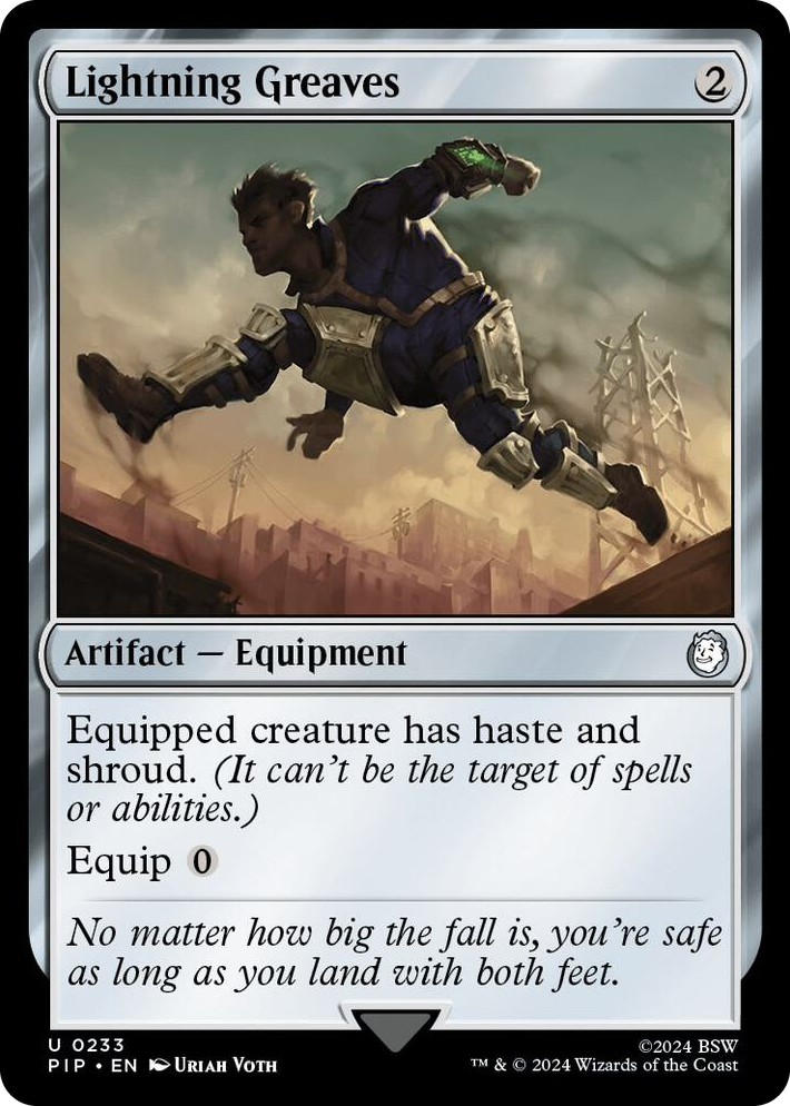 0233 Lightning Greaves U Universes Beyond: Fallout