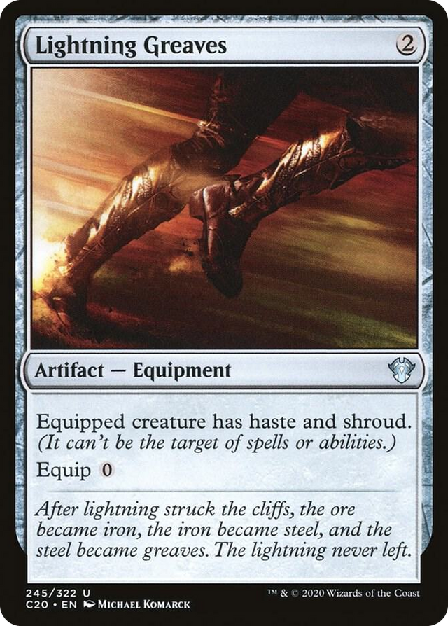 0245 Lightning Greaves U Commander 2020